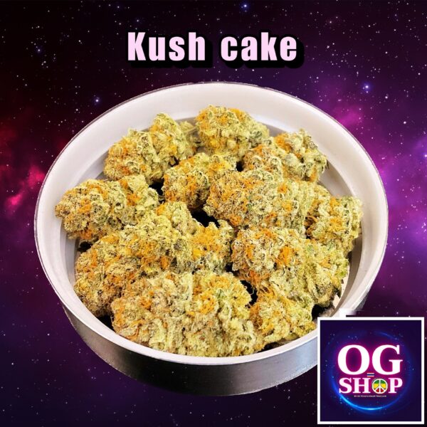 Cannabis flower Name Kush cake Grow by OG team From OG shop Thailand ดอกแห้ง Kush cake ปลูกโดย OG team จาก OG shop ประเทศไทย