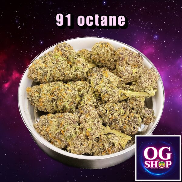 Cannabis flower Name 91 octane Grow by OG team From OG shop Thailand ดอกแห้ง 91 octane ปลูกโดย OG team จาก OG shop ประเทศไทย