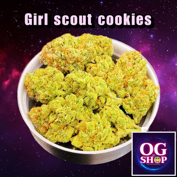 Cannabis flower Name Girl scout cookies Grow by OG team From OG shop Thailand ดอกแห้ง Girl scout cookies ปลูกโดย OG team จาก OG shop ประเทศไทย