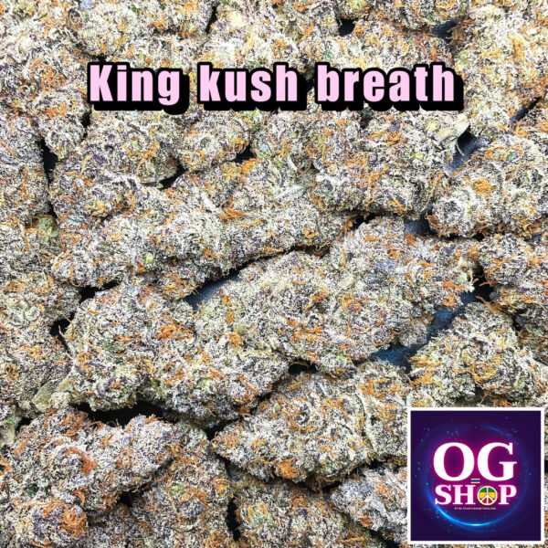 Cannabis flower Name King kush breath Grow by OG team From OG shop Thailand ดอกแห้ง King kush breath ปลูกโดย OG team จาก OG shop ประเทศไทย