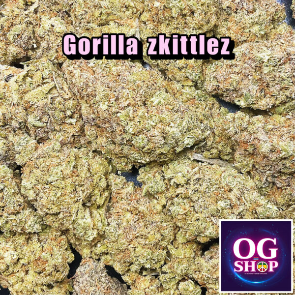 Cannabis flower Name Gorilla zkittlez Grow by OG team From OG shop Thailand ดอกแห้ง Gorilla zkittlez ปลูกโดย OG team จาก OG shop ประเทศไทย