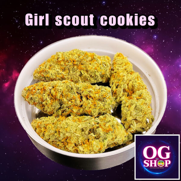 Cannabis flower Name Girl scout cookies Grow by OG team From OG shop Thailand ดอกแห้ง Girl scout cookies ปลูกโดย OG team จาก OG shop ประเทศไทย