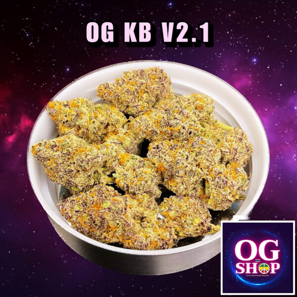 Cannabis flower Name OG KB V2.1 Grow by OG team From OG shop Thailand ดอกแห้ง OG KB V2.1 ปลูกโดย OG team จาก OG shop ประเทศไทย