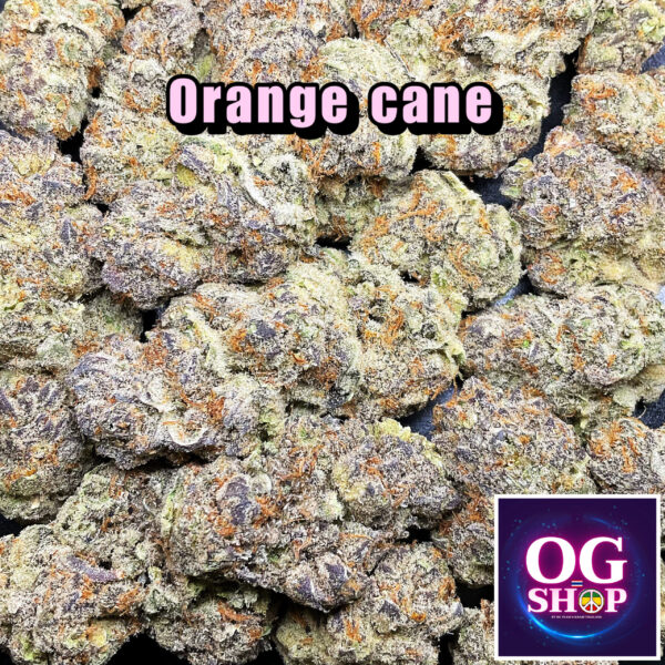 Cannabis flower Name Orange cane (Black genetix) Grow by OG team From OG shop Thailand ดอกแห้ง Orange cane (Black genetix) ปลูกโดย OG team จาก OG shop ประเทศไทย