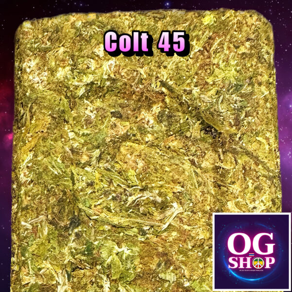 Cannabis Brick Weed Wholesale Price Thailand : Colt 45 (ฺBrick) (In house genetics) / โคล 45 (อัดแท่ง) 50g = 550฿ Free Shipping anywhere in Thailand. 2 days for shipping to all Areas in Thailand. Information/Smell/Effect/THC/Order