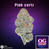 Cannabis flower Name Pink certz (Compound genetics) Grow by OG team From OG shop Thailand Marijuana Store Online Thailand ดอกแห้ง Pink certz (Compound genetics) ปลูกโดย OG team จาก OG shop ประเทศไทย