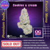 Cannabis flower Name Cookies and cream (Exotic genetix) Grow by OG team From OG shop Thailand Cannabis Farm Indoor Top-shelf Grower Thailand ดอกแห้ง Cookies and cream (Exotic genetix) ปลูกโดย OG team จาก OG shop ประเทศไทย