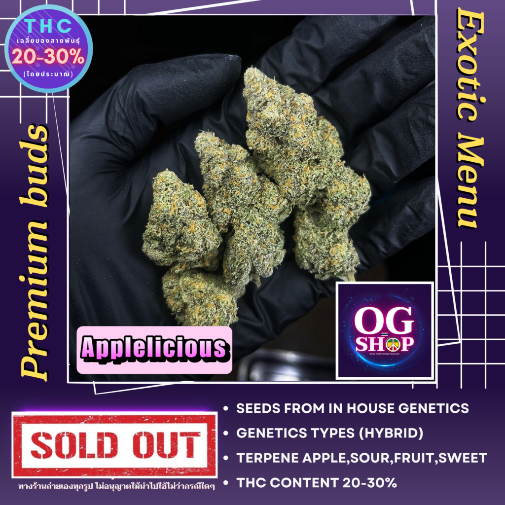 Applelicious (In house genetics)(Hybrid) #4 Cannabis farm